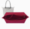 Lckaey Geldbörse Organizer Einsatz für Longchamp le pliage große Tragetasche Organizer Einsatz Filz Organizer 1028red M/32,5 x 12,4 x 19,8 cm AG
