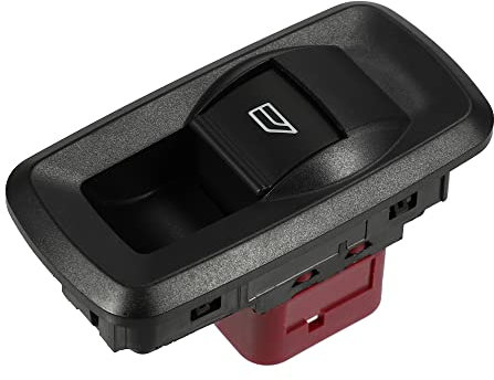 A ABSOPRO Derecho Pasajero Eléctrica Ventana Interruptor para Ford Fiesta - 1uds Negro