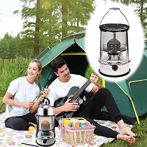 Samnuerly Notfall-Campingkocher, Kerosin-Heizung, 360°-Konvektions-Ölheizungen ohne Strom, Heizofen, Notfall-Terrassenheizung, 25 Quadratmeter, Outdoor-Zeltheizung, Kerosin-Heizung