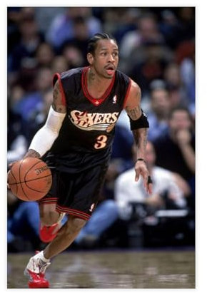 GUyfam Basketballspieler Allen Iverson Poster Sportposter (3) Leinwand Poster Wandkunst Dekor Druck Bild Gemälde für Wohnzimmer Schlafzimmer Dekoration 30 x 45 cm