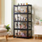 JFOZDM Vitrinenschrank, multifunktionale staubdichte Glasvitrine, Glasvitrine Stehend, Klappenschranktürdesign, versiegelt und staubdicht, Vitrine für Büros, Schlafzimmer, Wohnzimmer