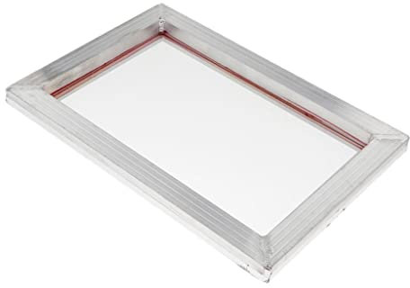Harilla Siebdruckrahmen aus Aluminium, multifunktional, 90T Premium, für den DIY-Druck von T-Shirts zu Hause oder in kleinen Unternehmen, 20 cm X 25 cm X 1.8