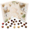 Hallingers White Christmas - Veganer Adventskalender Pralinen Geschenk handmade teils mit Alkohol aus Schokolade vegan (Box) - Geschenk im Sommer & als perfektes Grillgeschenk | Glückwunsch Chanukka F