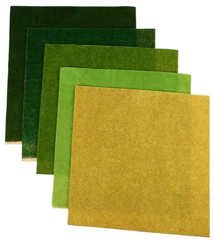 Lurrose 5er-Pack Modell Grasmatte Rasenpapier Kunstgrasmatte Für Jungen Und Mädchen