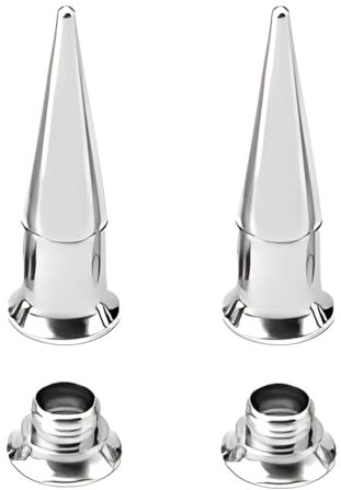 1 Paar Silber 9 mm Taper Plugs Tunnel Ohrringe Ohrstöpsel Septum Piercing Ohrplugs Körperschmuck Ohr Dehnstäbe Expander Innengewinde Fleischtunnel Titanstahl Edelstahl Frauen Herren