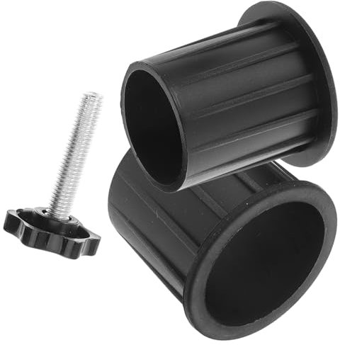 IWOWHERO 2st Hülse Für Schirmständer Sonnenschirmständer Für Die Terrasse Teile Für Sonnenschirme Schirmständerkappe Schirmständer Outdoor Base Schirmständerteile Plastik Black