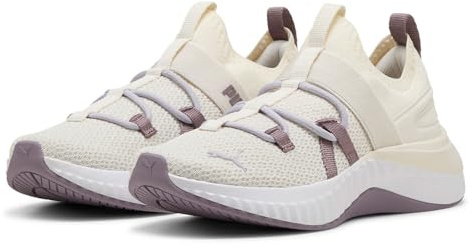 PUMA Softride Sera Alt Wns, Zapatillas para Correr de Carretera Mujer, Blanco cálido Ciruela Mermelada Lila Crush, 37 EU