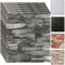 Lot de 20 panneaux muraux 3D en mousse à décoller et à coller, papier peint autocollant décoratif 3D, revêtement mural imitation pierre pour salon, cuisine, salle de bain