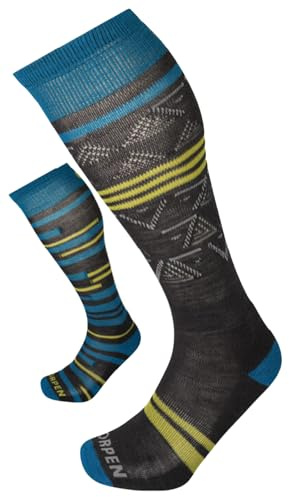 Lorpen Herren Men's T1 Mid Socken, Blau, Medium