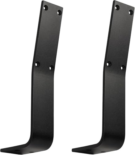 SOTOOLS Rückenlehnenhalterung RILURA Schwarz matt 2 Stück | Rückenlehnenhalterung, Schwarz matt, für Sitzbank, 2er-Set.