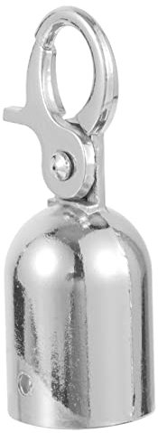 Holibanna Seilendstopper Metallkappe mit Haken für Absperrseile für Handlaufseile Hochleistungs Seilendverschluss für Veranstaltungen