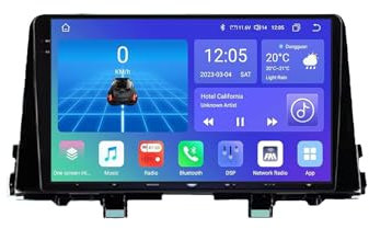 Radio Android 15 para KIA Picanto Morning 2016-2019 | Android Auto/Carplay Inalámbrico | GPS WiFi Bluetooth | Pantalla Táctil 9 | FM USB Control Volante Pantalla Dividida(4+64G)