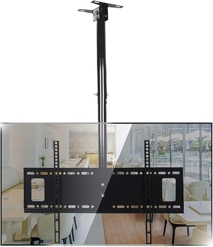 DRFGNF Verstellbare TV-Halterung, verstellbare Deckenhalterung für TV, Deckenhalterung für TV, TV-Wandhalterung, für 37-65 Zoll LCD-Flachbildfernseher, elektrischer TV-Lift