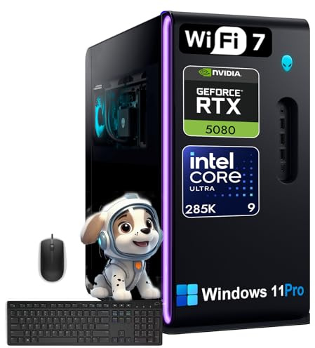 Alienware Aurora R16 Gaming Desktop Computer - RTX 5080 16GB GDDR7 • Intel 24-core Ultra-9 285K (hasta 5.7GHz) • NPU AI • Wi-Fi 7 • Win 11 Pro • AlienFX Liquid Cooling • 32GB DDR5 RAM, 1TB SSD