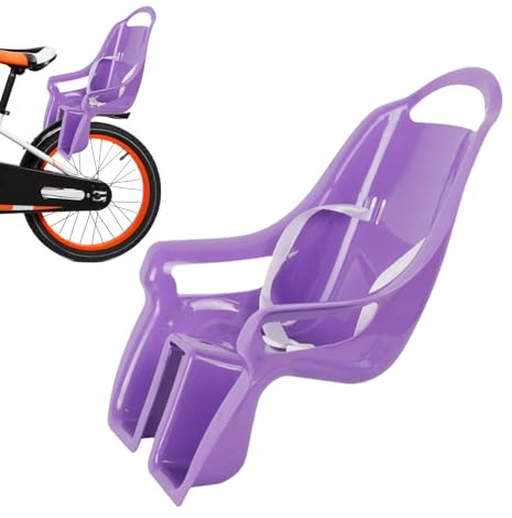 HohuzSruk Kinderfahrrad Puppensitz ABS Puppen Fahrradsitz Mit Aufkleber Für Mädchen, Fahrradaufsatz Für Kinder, Fahrrad Puppen Sitz | Kinderfahrrad Zubehör | Babypuppen Fahrradträger Für Puppens