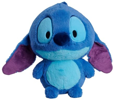 Disney Huggables Stitch Plüschfigur 35 cm – großes Kuscheltier Alien zum Sammeln und Spielen, extra weicher Stoff, detailreicher Charakter, Fanartikel für Kinder und Fans