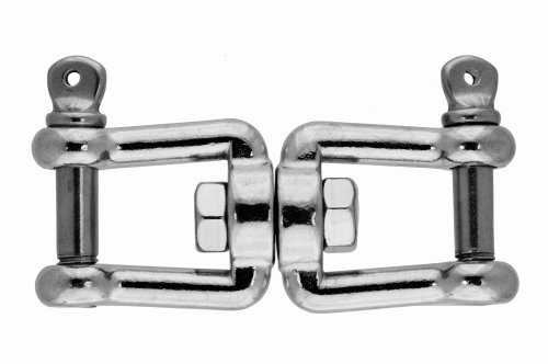 Sacavuelta grillete-grillete 8mm, acero inoxidable AISI 316