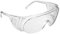 JSP Schutzbrille / Überbrille / Besucherbrille, Scheibe und Gestell aus Polycarbonat, transparent, kann über normaler Brille getragen werden