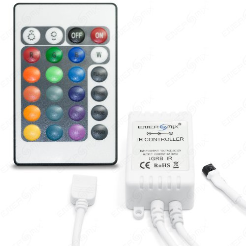RGB Controller Dimmer Regler mit Fernbedienung für RGB LED Streifen 12V RGB