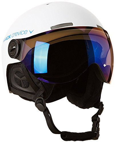 Black Crevice Erwachsene Skihelm Gstaad, weiß/blau, S, BCR143921-WBL-0