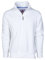 CHEMAGLIETTE! Felpa da Lavoro Maglia Felpata Cotone con Mezza Zip in Tinta Payper Miami +, Colore: Bianco, Taglia: M