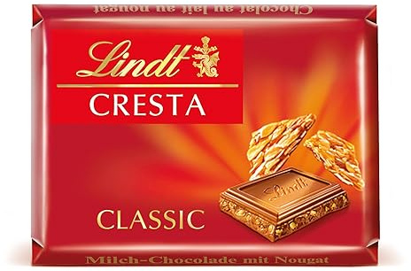 Lindt Cresta Naps Classic, Schweizer Milchschokolade mit Mandelfüllung und Mandelkrokant, 3000 g