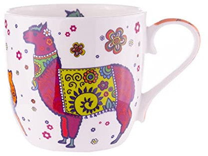 Konitz 10FR4028145094032FR10 Colourful Animals Lama tasse, Keramik