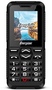 Energizer HARDCASE H10 - Unlocked Mobile 2G - Welt - EU/UK/US-Buchsen (Bildschirm: 1,80 Zoll - 32 MB - Double SIM) Schwarz