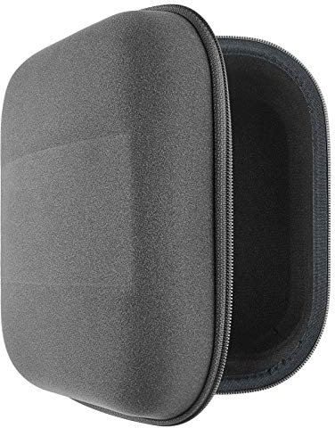Geekria Shield Headphones Case for Large-Sized Over-Ear Headphones, Replacement Hard Shell Travel Carrying Bag, Compatible with Sony MDR-Z1R, Denon AH-D9200 (Microfiber Grey)