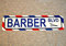 Lotusworld Barber BLVD Tienda Barbershop Poste de peluquería Corte Silla Calle Metal Cartel de Calle de 4 x 16 Pulgadas