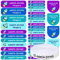 Namensaufkleber Kleidung, Personalisierbare Bügeletiketten, Kleidung Namensetiketten Thermo-Klebstoff. Etiketten für Eisen. Namensetiketten kinder, Etiketten Schule (155 Kleidung + Objekte (Galaxy))