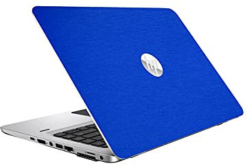 AlphaWraps Skin for HP EliteBook 6930p Laptop | Brushed Ultra Blue | Protective and Durable Vinyl Decal wrap Cover | Made in The UK