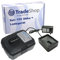 Trade-Shop Batterie Li-Ion 12 V / 2000 mAh + bloc d'alimentation remplace AEG Ryobi 30164002 130503008 5132000046 BPL-1213 BPN-1213 RB12L13
