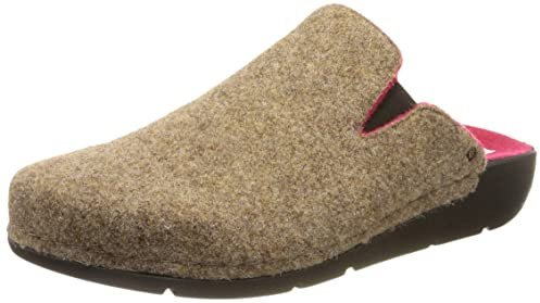 Berkemann Damen Vianna Hausschuh, sandbeige/pink, 40 2/3 EU