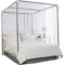 Lqdpdd Himmelbett Moskitonetzhalter Vier Eckbett,Edelstahl Baldachin Moskitonetz Baldachin Rahmen, Bettüberdachung, Gestell für Twin/Full/Queen/California King,16mm,2×2.2m (6.5×7.2ft) Bed