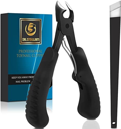 Tagliaunghie professionali per unghie dei piedi, super affilate, per unghie spesse e incarnite, in acciaio inox, per pedicure e cura dei piedi