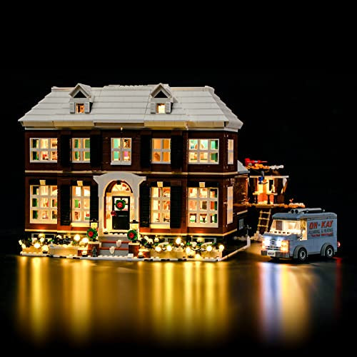YEABRICKS LED Licht für Lego-21330 Ideas Home Alone Bausteine Modell (Lego Set Nicht enthalten)