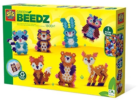 Green Beedz - Iron on Beads Set Forest Animals