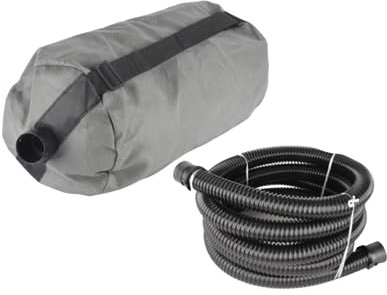 Kikeep Drywall Sander Dust Collection bag Wall Grinding Machine Collection Bag Drywall Sander Attachment (1 Pack with 2m hose)