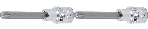BGS 4474 | Bit-Einsatz | Länge 100 mm | 12,5 mm (1/2) | T-Profil (für Torx) T50 (Packung mit 2)