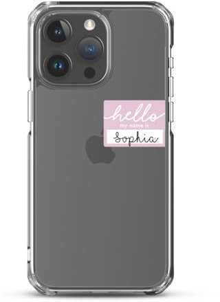 Lustiges Namensschild mit Aufschrift Hello My Name is Sophia für Frauen, Spitzname, lustig, niedliches Namensschild
