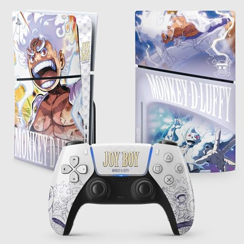 PS5 Skin Slim Gear 5, Aufkleber Playstation 5 Manga, Konsole und Controller, Edition Slim Disk, Skin Gear 5 PS5 (1 Controller)