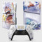Sticker PS5 Slim Gear 5, Autocollant Playstation 5 Manga, Console et Manette, Edition Slim Disque, Skin Gear 5 PS5 (1 Manette)
