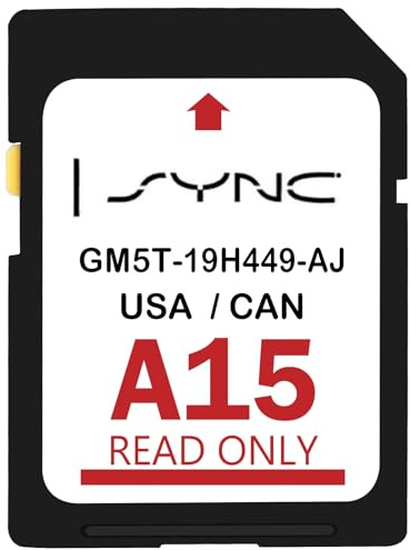 2026 Latest A15 Navigation SD Card Compatible with Ford/Lincoln | F150 Explorer Fusion Expedition Escape Edge MKC MKZ MKX, Sync Navigation Accessories, Update USA/Canada Maps, GM5T-19H449-AJ