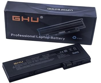 GHU Akku 40WH 454668-001 kompatibel mit HP EliteBook 2730p 2740P 2760P 2710p 2710 Tablet PC AH547AA 436426-751 436426-752 HSTNN-W47C 436426-3111 4364 26-351 HSTNN-CB45 HSTNN-OB45