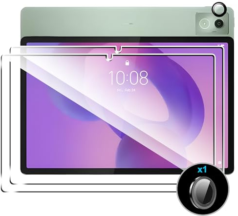 Tieeyivv Schutzfolie für Lenovo Idea Tab Pro für Panzerglas und Kamera Schutzglas Vollständige Abdeckung Displayschutzfolie, Bläschenfrei, 9H Härte, Anti-Fingerabdruck