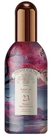 Compagnia delle Indie Parfum de Voyage 23 | 100 ml | Rosa & Muschio rosa | Floreale e sensuale | Per donne
