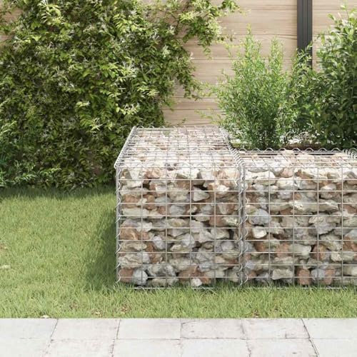 GCHDHAPB Cube Gabion Raised Bed Steel Wire 50x50x50 cmHome & Garden Lawn & Garden Gardening Pots & Planters
