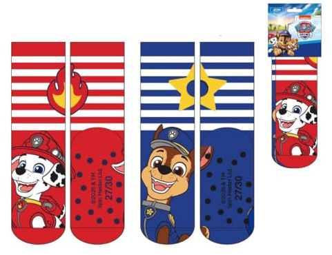 CERDÁ LIFE'S LITTLE MOMENTS Antideslizante Paw Patrol / Calcetines Cómodos Aplicaciones, 23-26 (2 Piezas) Unisex niños