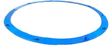 QIERF Trampolin Randabdeckung Trampolin Randschutz, Federabdeckung PVC, 10mm Perlbaumwolle, Trampolinzubehör für Gartentrampoline, Spielbereichen (Blau, 450cm)